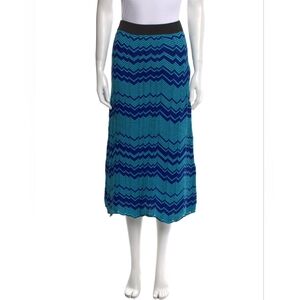 Wales Bonner Striped Midi Length Skirt w/ Tags